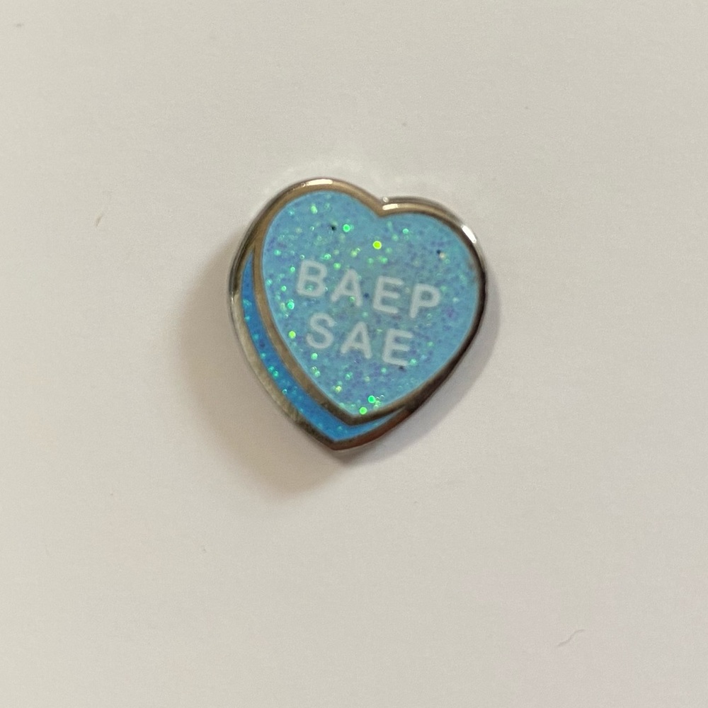 BTS Enamel Pin Kpop Pin Baepsae Candy Heart
